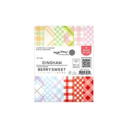 Waffle Flower Paper Pad - Berry Sweet Gingham WFP2403