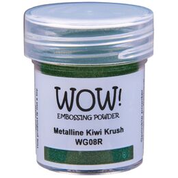 Wow! Embossing Powder 15ml - Metalline Kiwi Krush