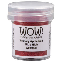 Wow! Embossing Powder Ultra High 15ml - Primary Apple Red (Discontinued)