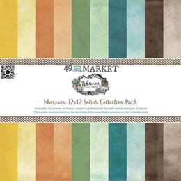 49 And Market Collection Pack 12"X12" - Wherever Solids