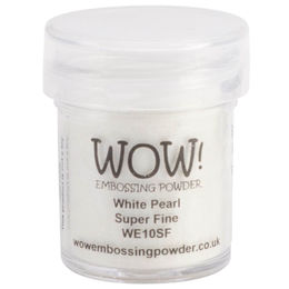 WOW! Embossing Powder Super Fine 15ml - White Pearl