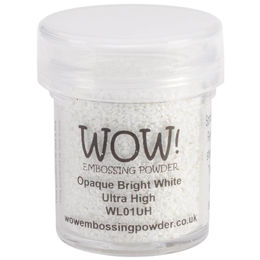 WOW! Embossing Powder Ultra High 15ml - Opaque Bright White