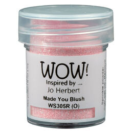 Wow! Embossing Glitter - Made You Blush (by Jo Herbert)