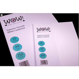 Wow! A5 Cardstock - Superior Smooth White 250 gsm