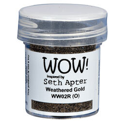 Wow! Embossing Powder Regular 15ml - Weathered Gold (Inspired by Seth Apter)