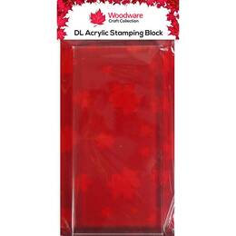 Woodware DL Size Acrylic Stamping Block